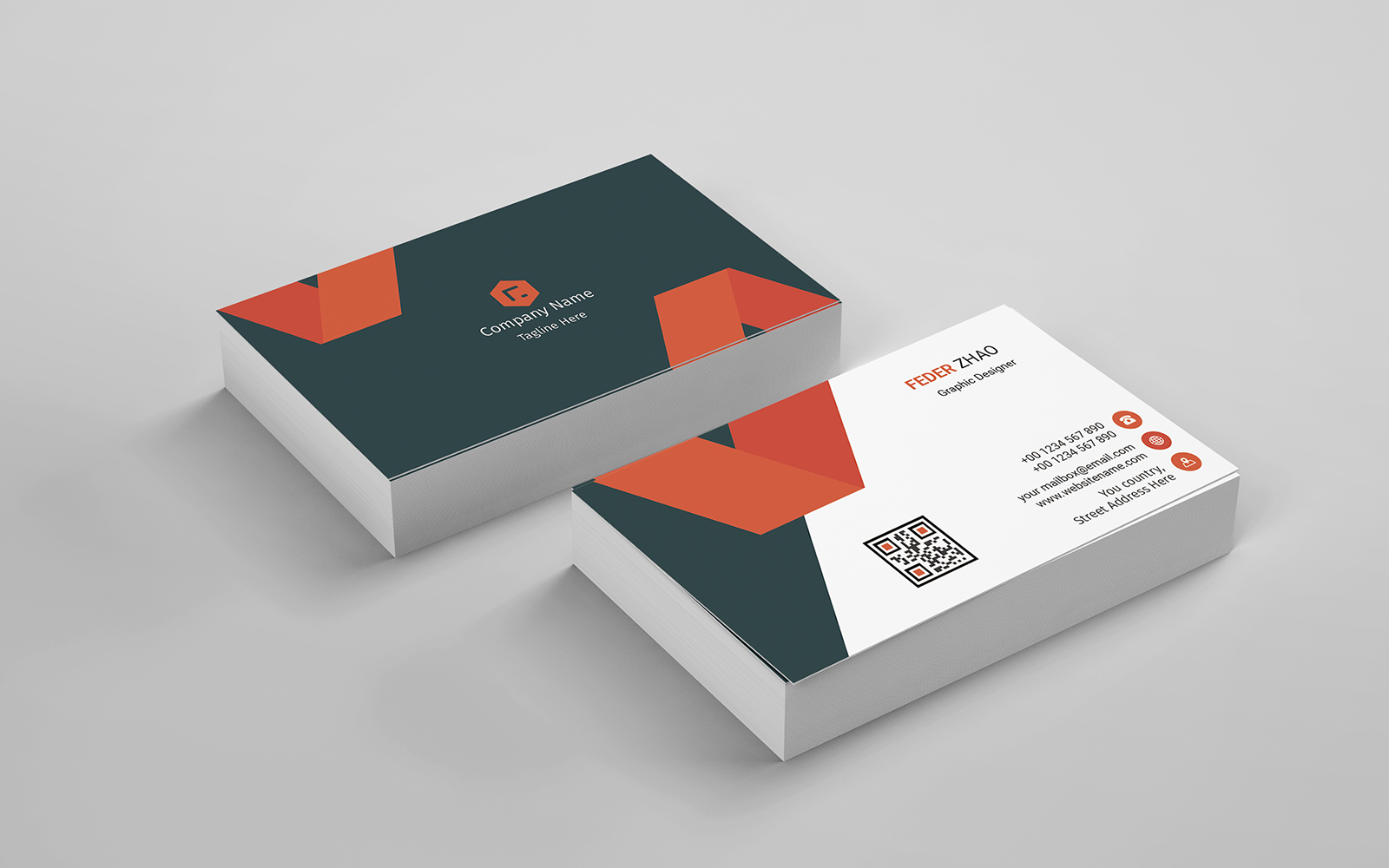 Download Фирменный стиль "2 in 1 Business Card Bundle - Corporate Identity Template" / 2 in 1 Business Card Bundle - Corporate Identity Template - Фирменный стиль на тему графика business,card,company,simplicity,style,universal,business,design