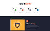 Minix Bitcoin Mining Bootstrap Template Photoshop Screenshot Pequeno Minix Bitcoin Mining Template Photoshop №70055