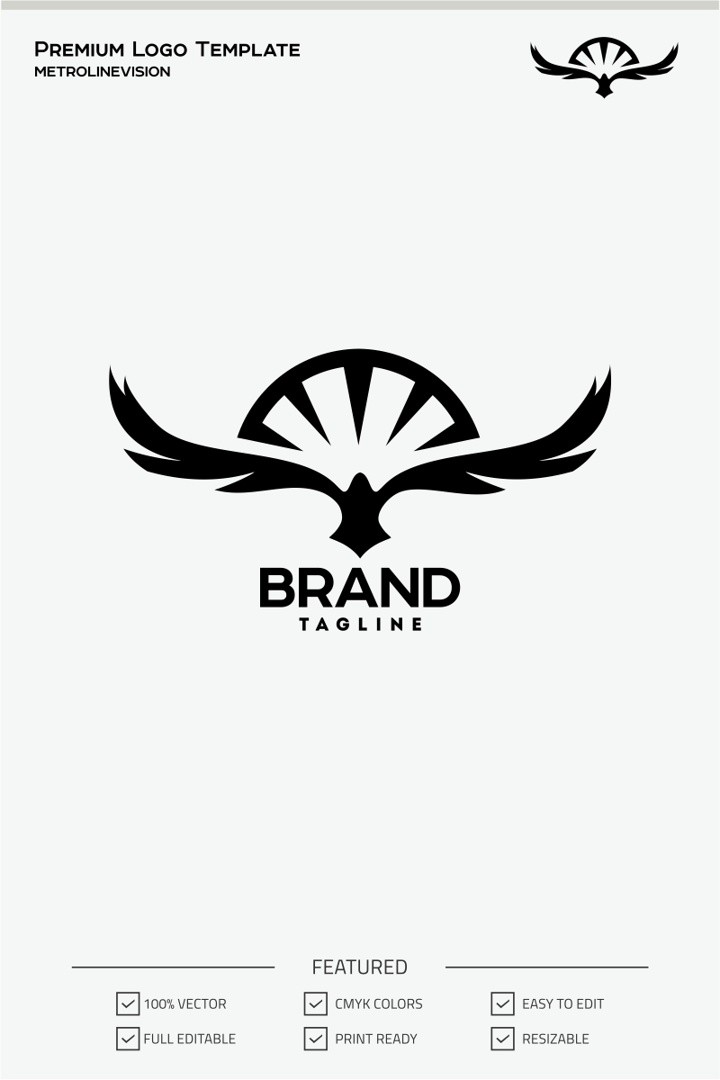 eagle logo template 70870