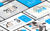 2019 Annual Report PowerPoint Vorlage Kleiner Screenshot PowerPoint Vorlage namens "2019 Annual Report"