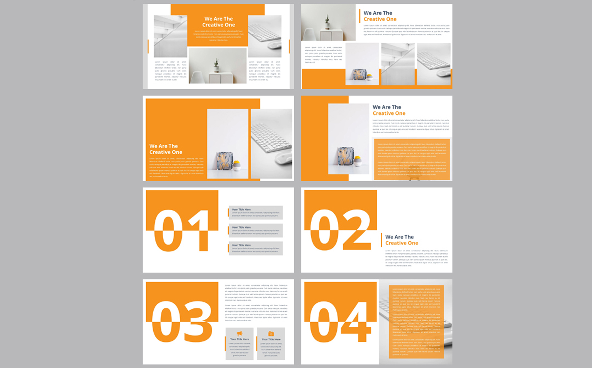 Business Profile Professional PPTX Theme Small Screenshot Business Profile PowerPoint Template