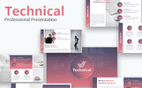 Technical PowerPoint Theme Kleiner Screenshot PowerPoint Vorlage namens "Technical"