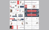 Fashion Plantilla PowerPoint Captura de Pantalla Pequeña Plantilla PowerPoint para Sitio de Gráficos