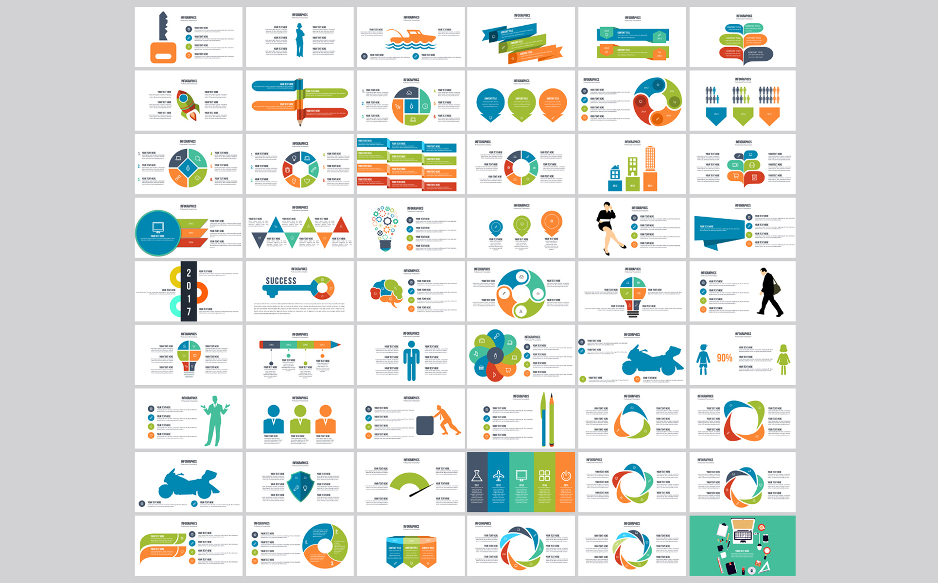 Biz Marketing Powerpoint motiv Malý screenshot PowerPoint šablona "Biz Marketing"