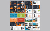 Modern One Pitch Deck Modello PowerPoint Screenshot piccolo Modello PowerPoint #81131 "Modern One Pitch Deck"