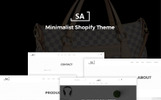 Sa - Minimalist Responsywne Szablon Shopify Mały zrzut ekranu Responsywny szablon Shopify Sa - Minimalist #70161