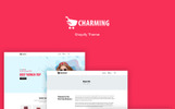 Charming - Fashion eCommerce Premium Motyw Shopify Mały zrzut ekranu Responsywny szablon Shopify Charming - Fashion eCommerce #71060