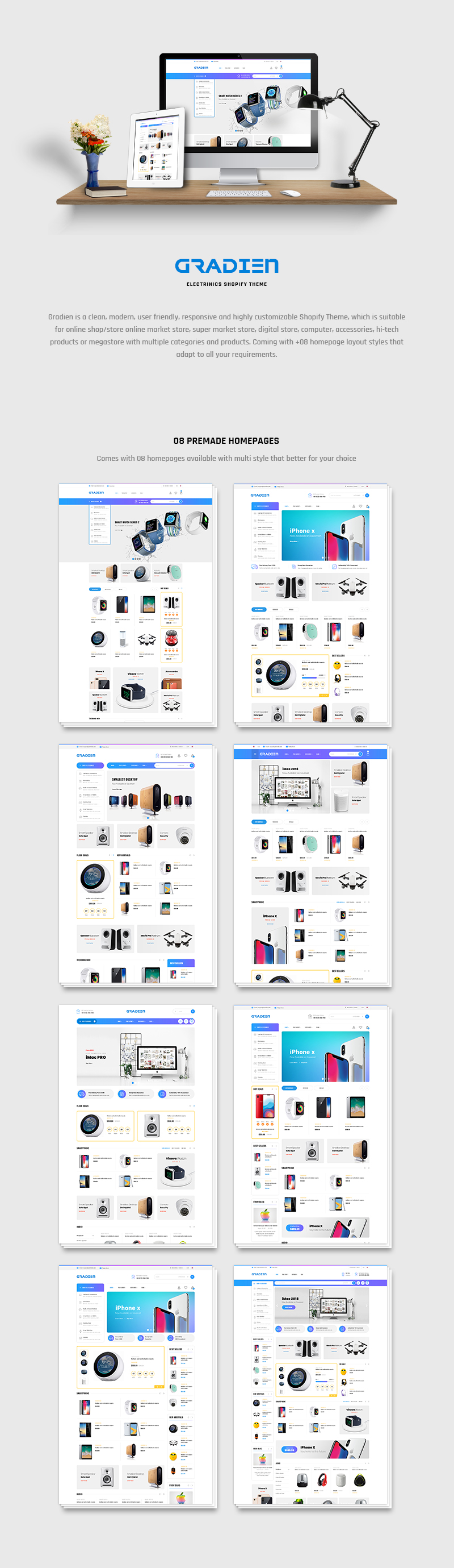 Electronics &amp; Warehouse Shopify Theme