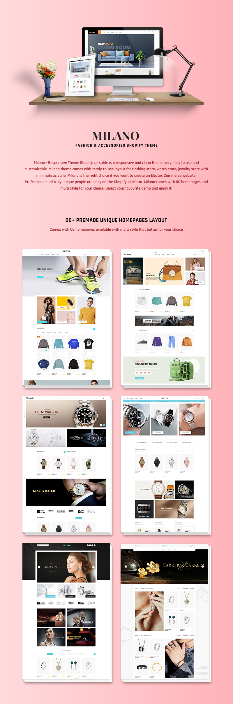 Fashion &amp; Accessories Shopify Theme