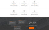 Blockchain technology - Efficient Blockchain Project Multipage HTML Bootstrap Tema Web Captura de Pantalla Pequeña Plantilla Web para Sitio de Consultoría