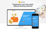 Bicosto - Bitcoin Landing Elementor Parallax WordPress主题 小的屏幕截图 Bicosto——比特币着陆Elementor WordPress主题