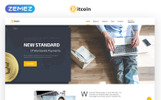 Bitcoin - Elegant Bitcoin HTML Responsywne Motyw Landing Page Mały zrzut ekranu Responsywny szablon Landing Page Bitcoin - Elegant Bitcoin HTML #69364