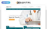 Doctor Paralaxa webových stránek motiv Malý screenshot Responzivní Šablona webových stránek na téma Lékařské vybavení