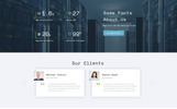 Cloud - Domain and Hosting Multipage 响应式 网页模板 小的屏幕截图 "Cloud - Domain and Hosting Multipage" 响应式网页模板