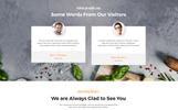 Restaurant - Cafe & Restaurant Services HTML5 Premium Szablon Landing Page Mały zrzut ekranu Responsywny szablon Landing Page Restaurant - Cafe & Restaurant Services HTML5 #69947