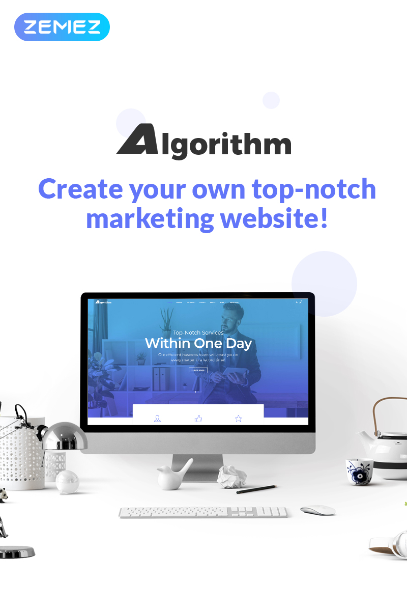 Algorithm - Business Marketing Elementor WordPress Theme