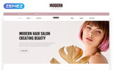 Modern - Vivid Hair Salon Multipage Parallax 网页主题 小的屏幕截图 "Modern - Vivid Hair Salon Multipage" 响应式网页模板