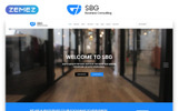 SBG - Business Consulting HTML Parallax Szablon Landing Page Mały zrzut ekranu Responsywny szablon Landing Page SBG - Business Consulting HTML #70801