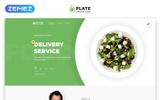 Plate - Healthy Food One Page Clean HTML Bootstrap Szablon Landing Page Mały zrzut ekranu Responsywny szablon Landing Page Plate - Healthy Food One Page Clean HTML #76237