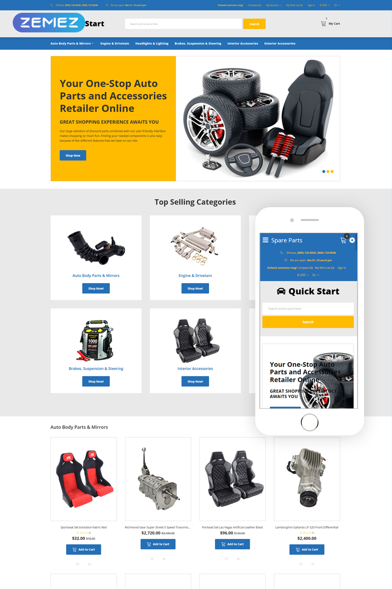 Quick Start - Cars & Motorcycles E-commerce OpenCart Template Quick Start - Cars & Motorcycles OpenCart Template