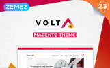 Volta - Electric Vehicles Parts and Components Minimal Tema Magento Captura de Pantalla Pequeña Tema Magento para Sitio de Electrónica