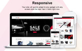 Volta - Electric Vehicles Parts and Components Minimal Tema Magento Captura de Pantalla Pequeña Tema Magento para Sitio de Electrónica