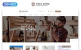 Good Wood - Interior & Furniture Clean HTML Bootstrap Motyw Landing Page Mały zrzut ekranu Responsywny szablon Landing Page Good Wood - Interior & Furniture Clean HTML #77934