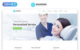 Diamond - Dentistry Clean HTML Bootstrap4 Parallax Szablon Landing Page Mały zrzut ekranu Responsywny szablon Landing Page Diamond - Dentistry Clean HTML Bootstrap4 #78945