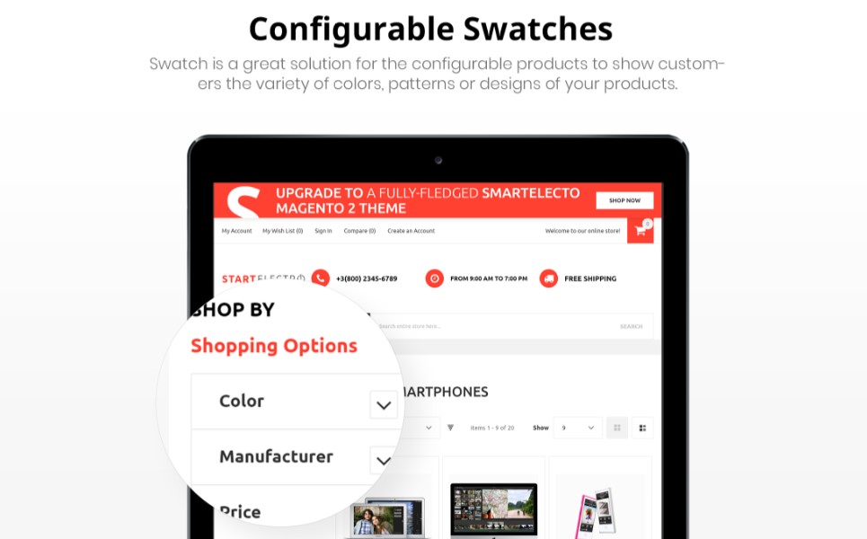 StartElectro - FREE eCommerce Magento Template Small Screenshot StartElectro - FREE eCommerce Magento Theme