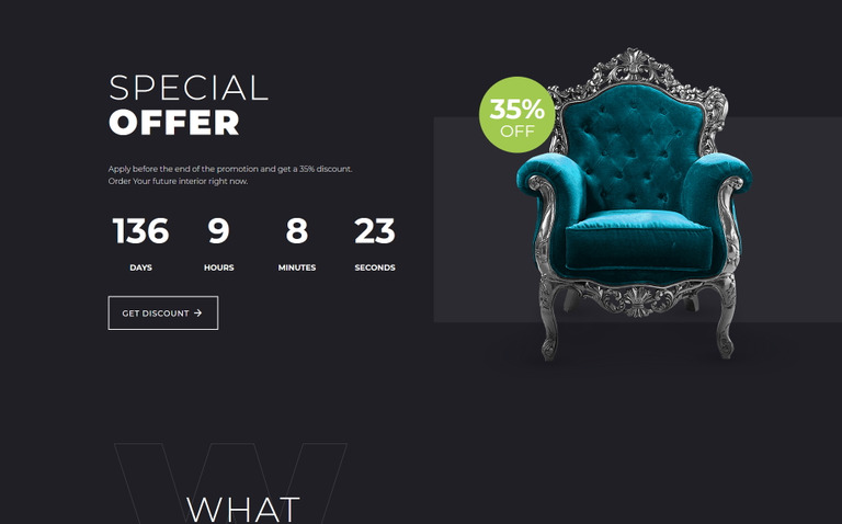 Landing Page Template 85059 Fur Innenarchitektur