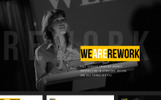 Rework PowerPoint Theme Kleiner Screenshot PowerPoint Vorlage namens "Rework"