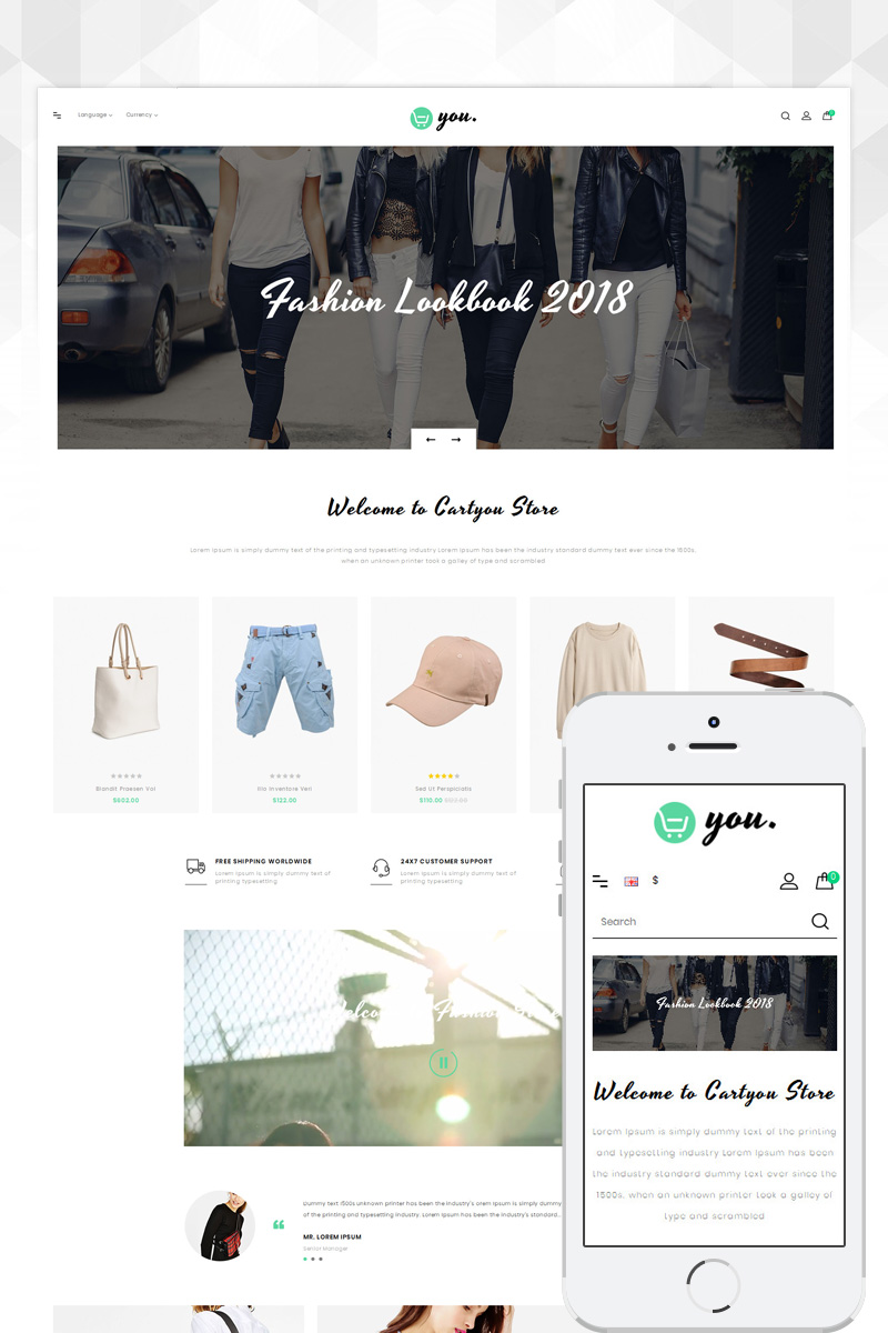 CartYou - Accessories Store OpenCart Template CartYou - Accessories OpenCart Template