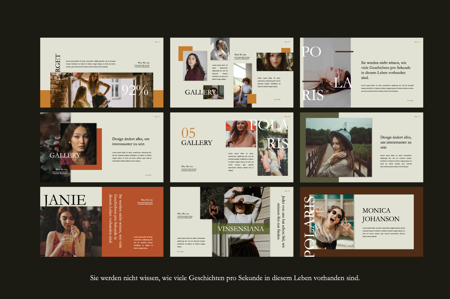 Polaris Creative Microsoft PowerPoint Template Small Screenshot Polaris Creative PowerPoint Template