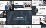 Admin Log Business Creative PPT Theme Small Screenshot Admin Log Business PowerPoint Template