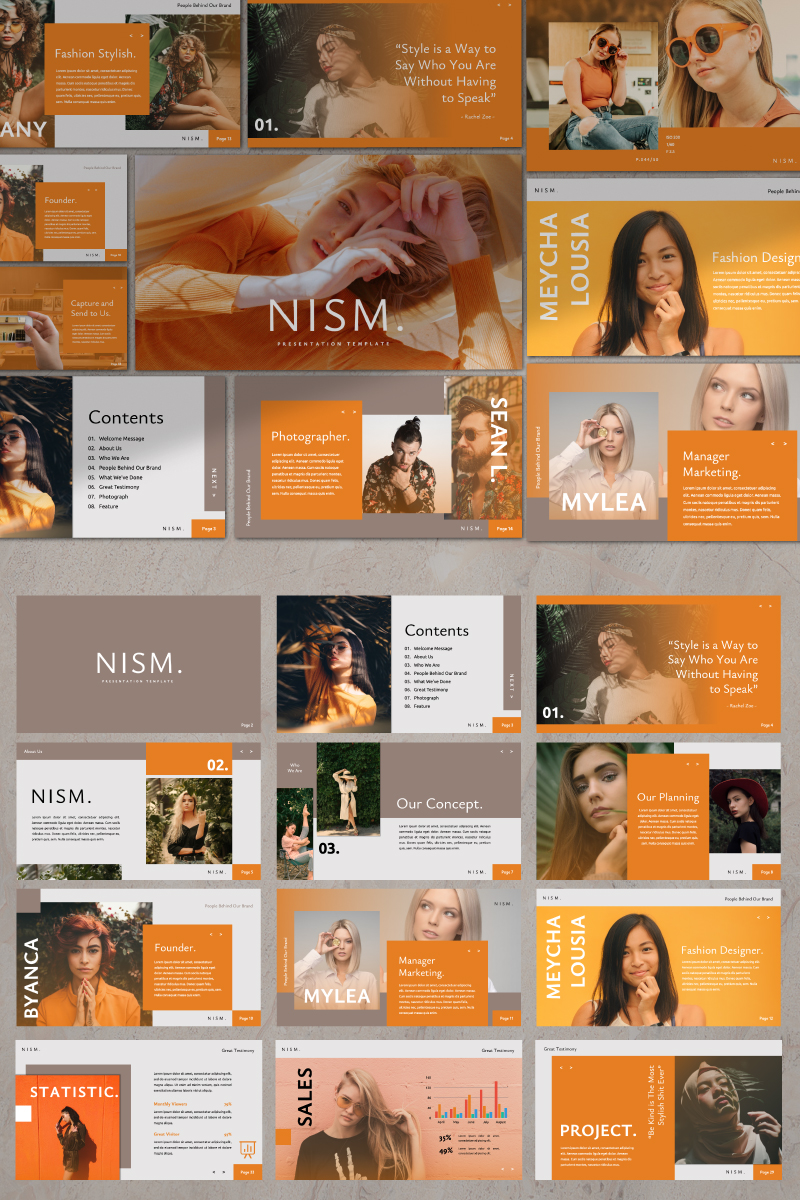 Nims. Brand Tema Keynote Screenshot piccolo Tema Keynote #80970 "Nims. Brand"