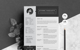 Stone Hazlett - 2 Page Resume Theme Small Screenshot Stone Hazlett - 2 Page Resume Template