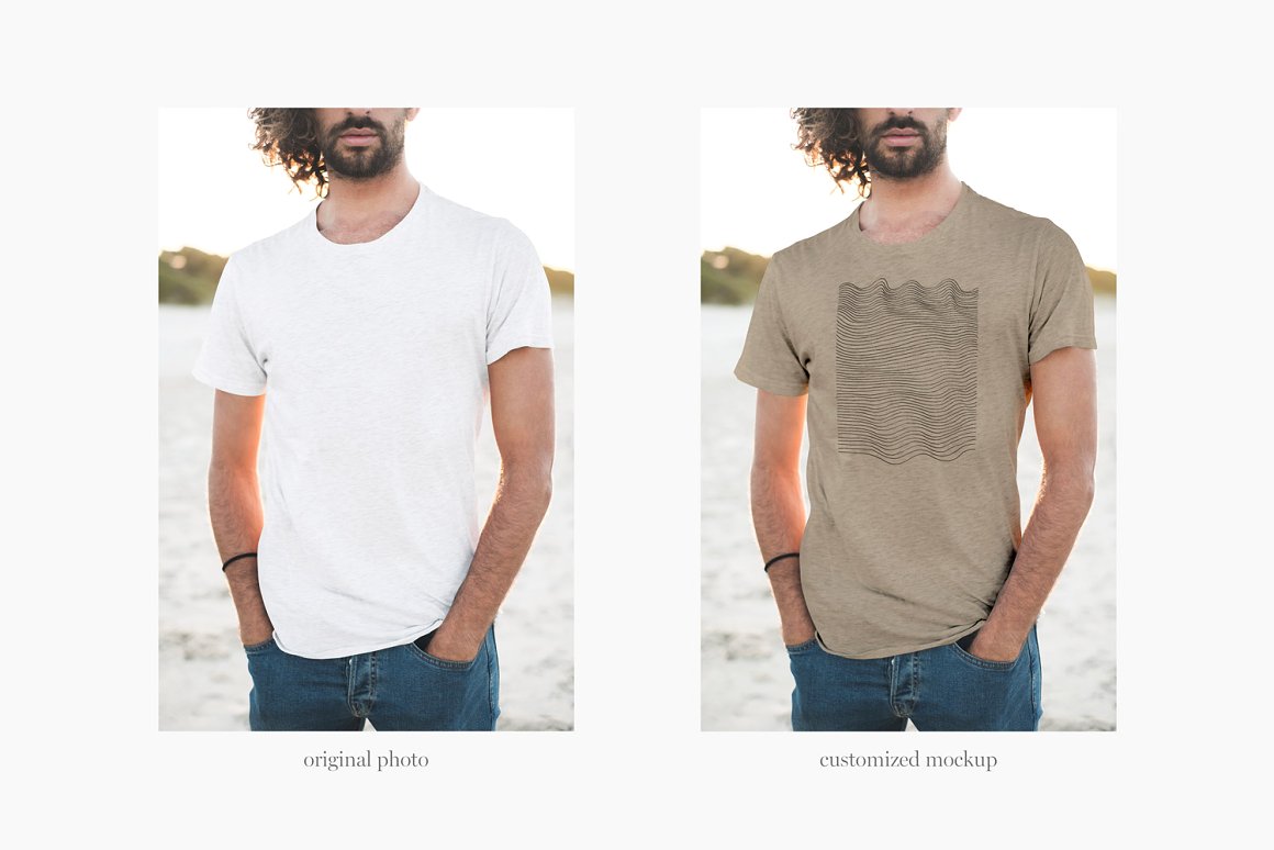 Download T-shirt Design "Male Mockup - T-shirt Design" / Male Mockup - T-shirt Design - T-shirt Design на тему графика mockup,t-shirt,male,ocean,artwork,summer,texture,logo,male-model,australia,byronbay,pacific,sunset,shooting,natural,beauty