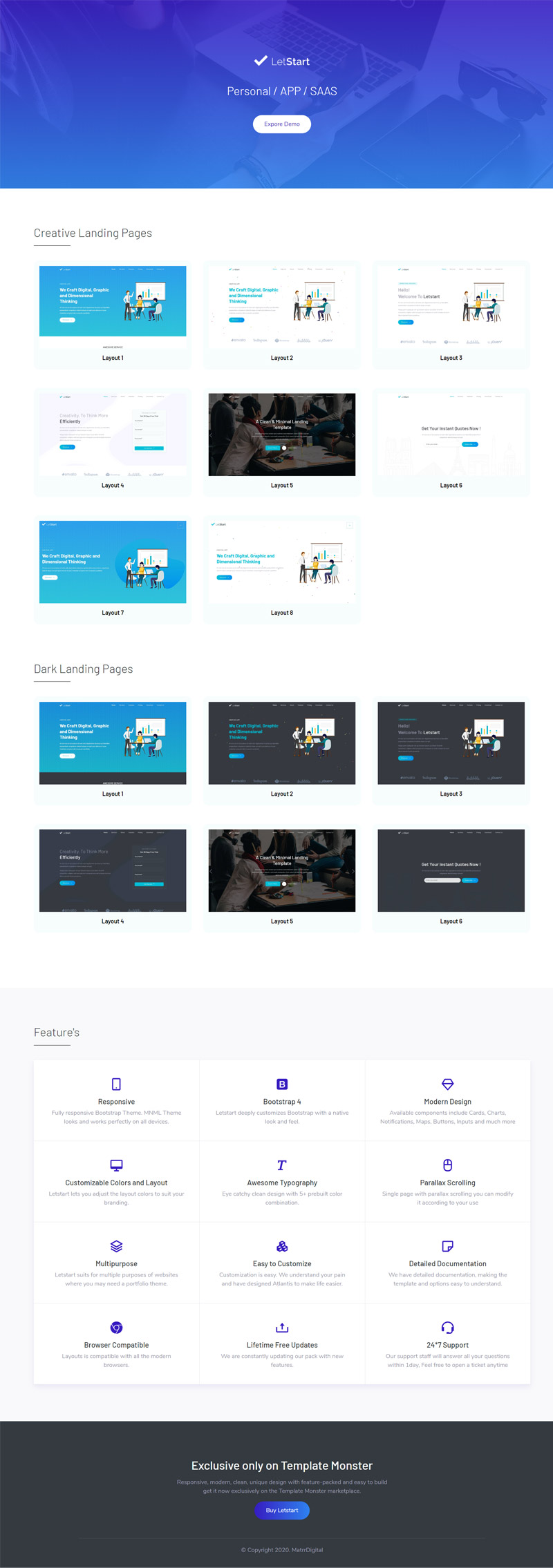 LP Landing Page Template