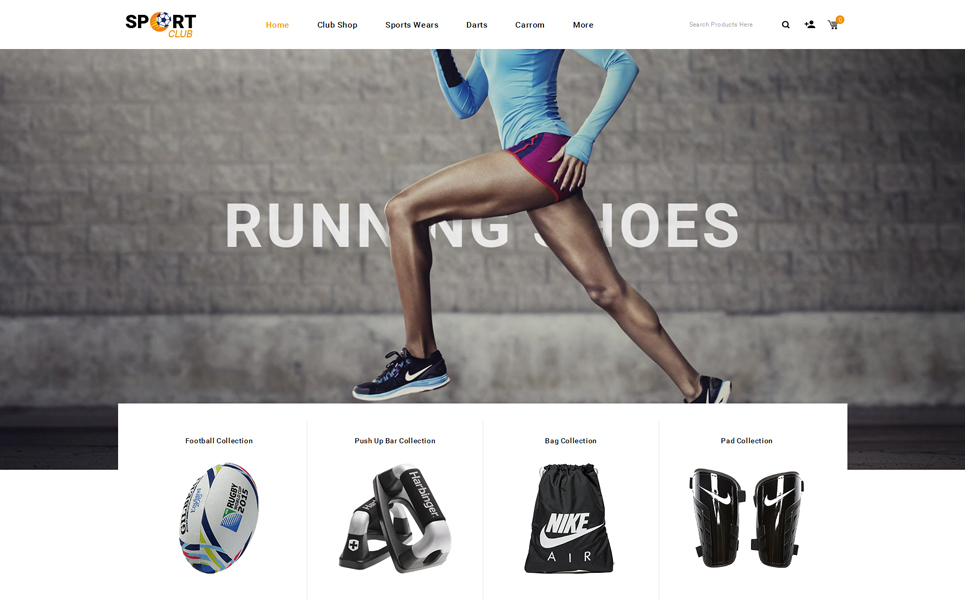 Sport Club - Accessories Store OpenCart Template Sport - Accessories OpenCart Template