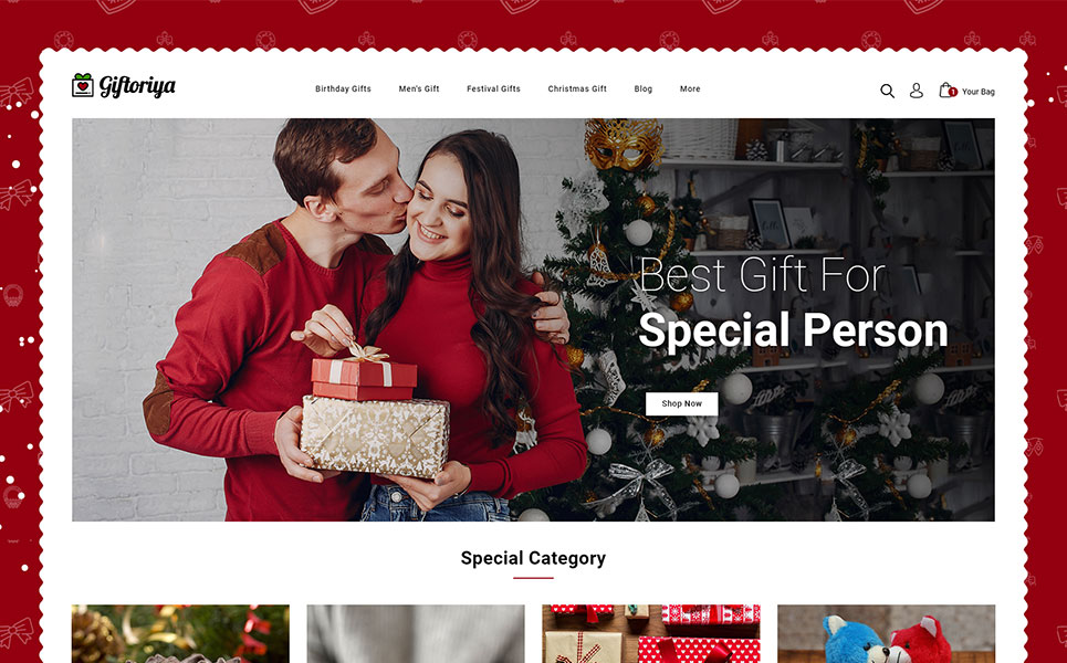 Giftoriya - Gifts Store PrestaShop Theme