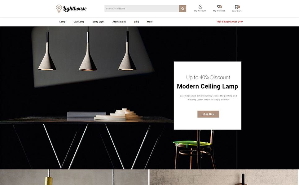 LightHouse - Lighting Store PrestaShop Theme