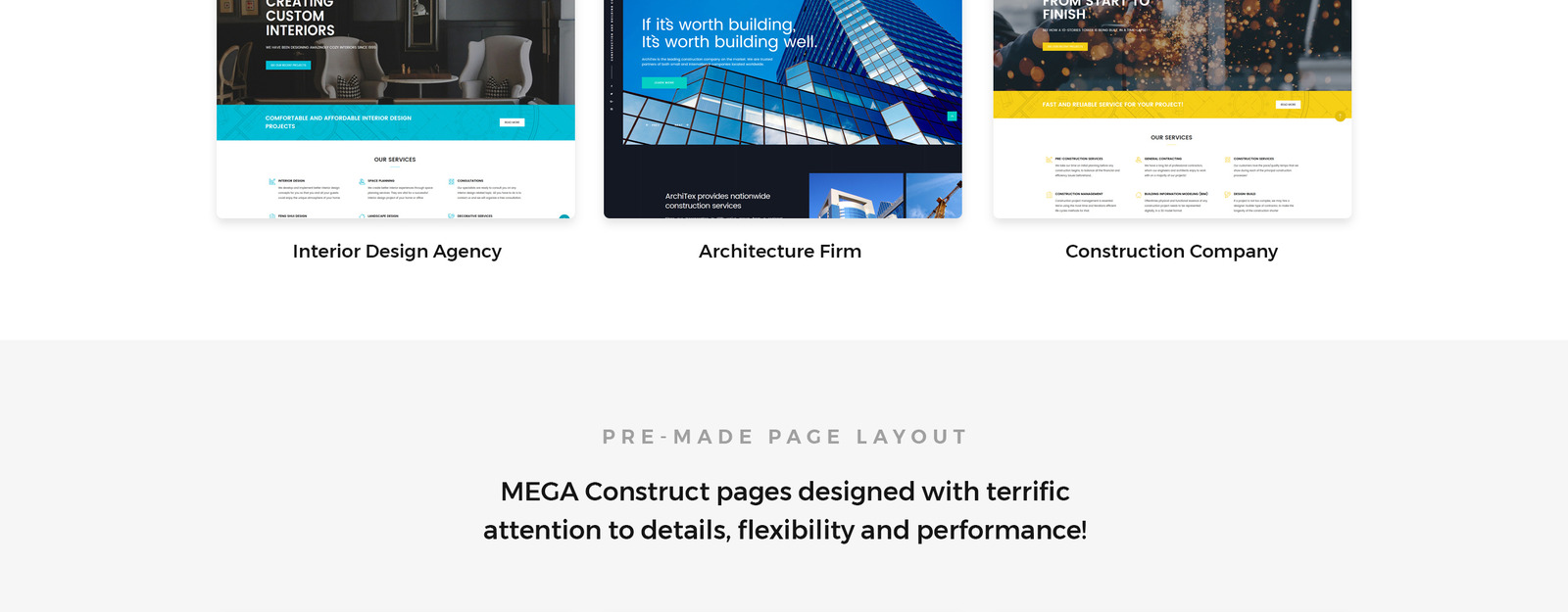 Mega Construct - Construction Company Multipage HTML5 Website Template