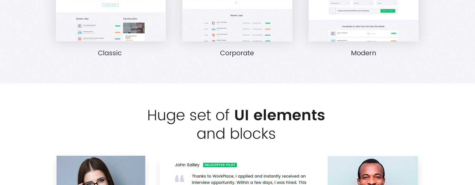 WorkPlace - Job Portal Multipage HTML5 Website Template