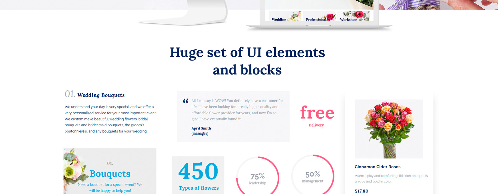 Flower Boutique Multipage HTML5 Website Template