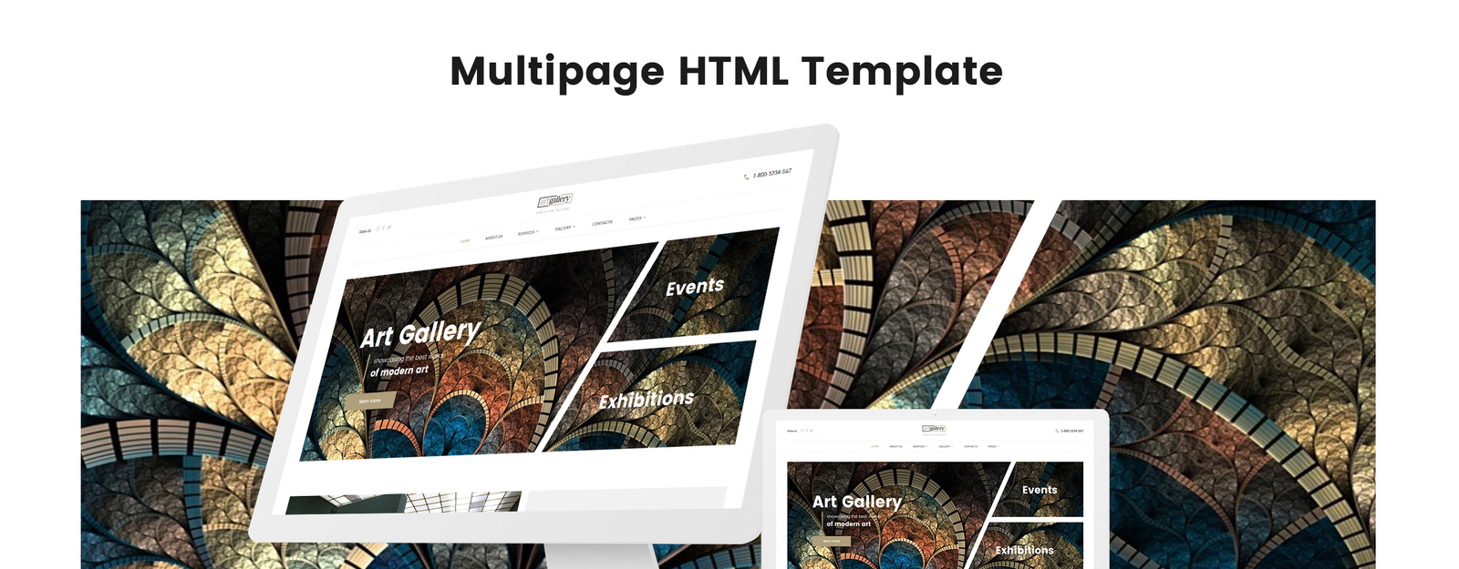 Art Gallery Multipage HTML5 Website Template