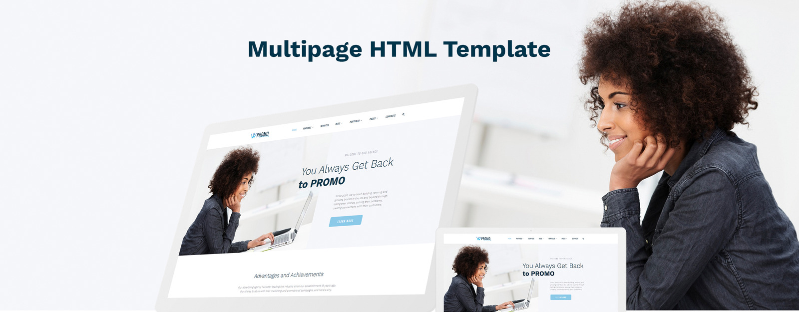 Promotion Html5 Template Promo - Advertising Agency Multipage HTML5 Website Template
