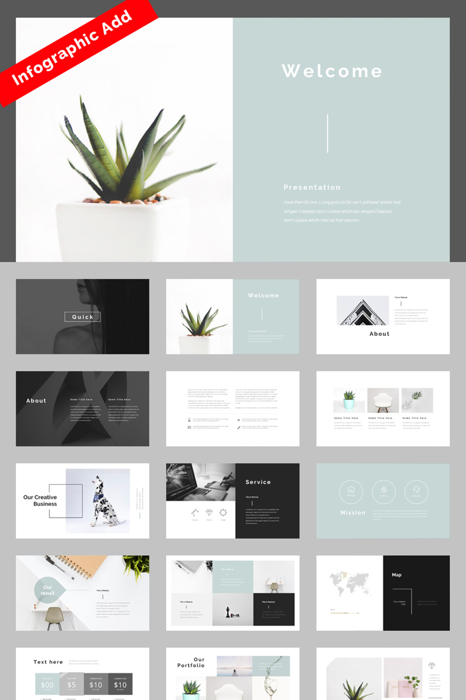 Entire Pack Presentation PowerPoint template