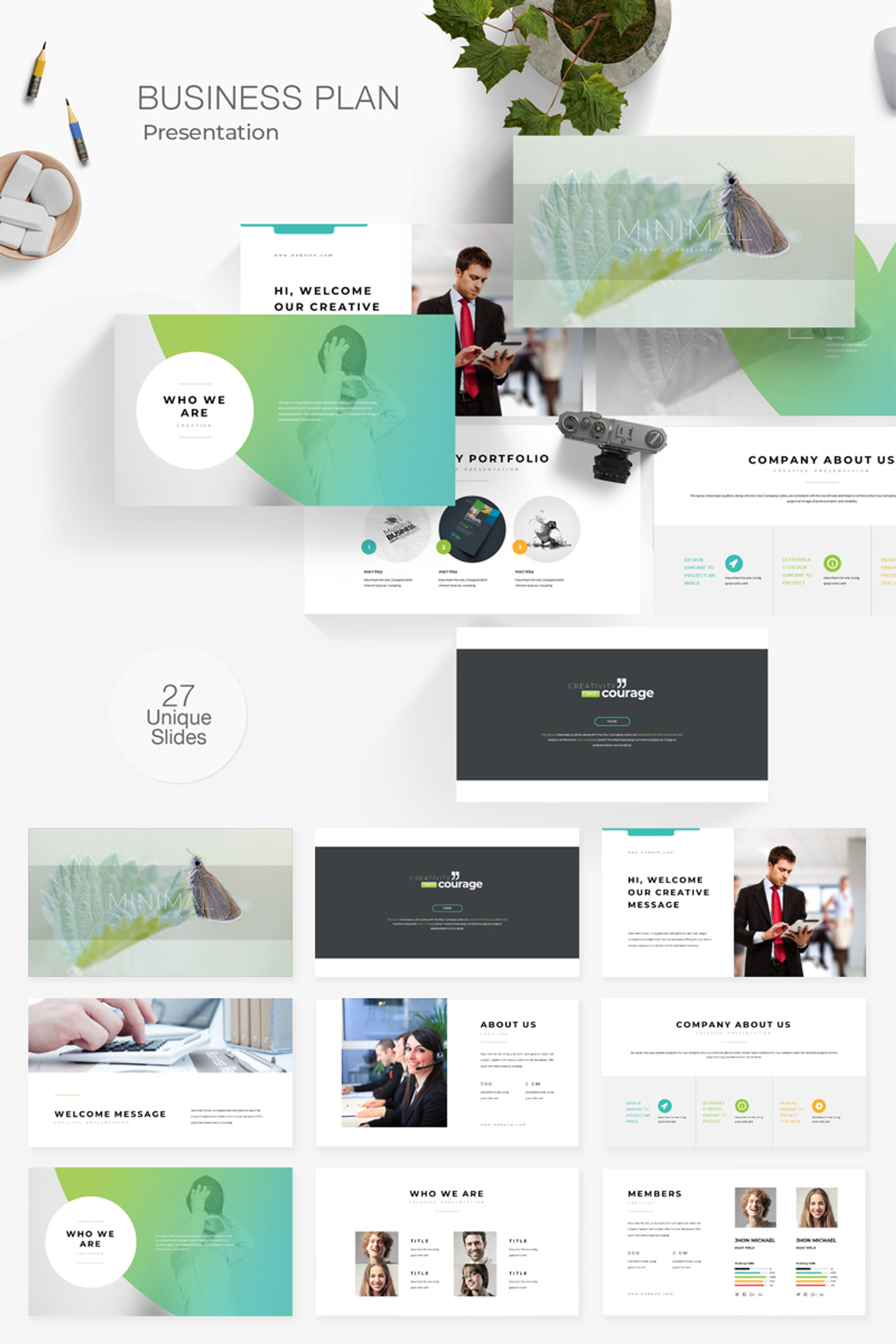 Entire Pack Presentation PowerPoint template
