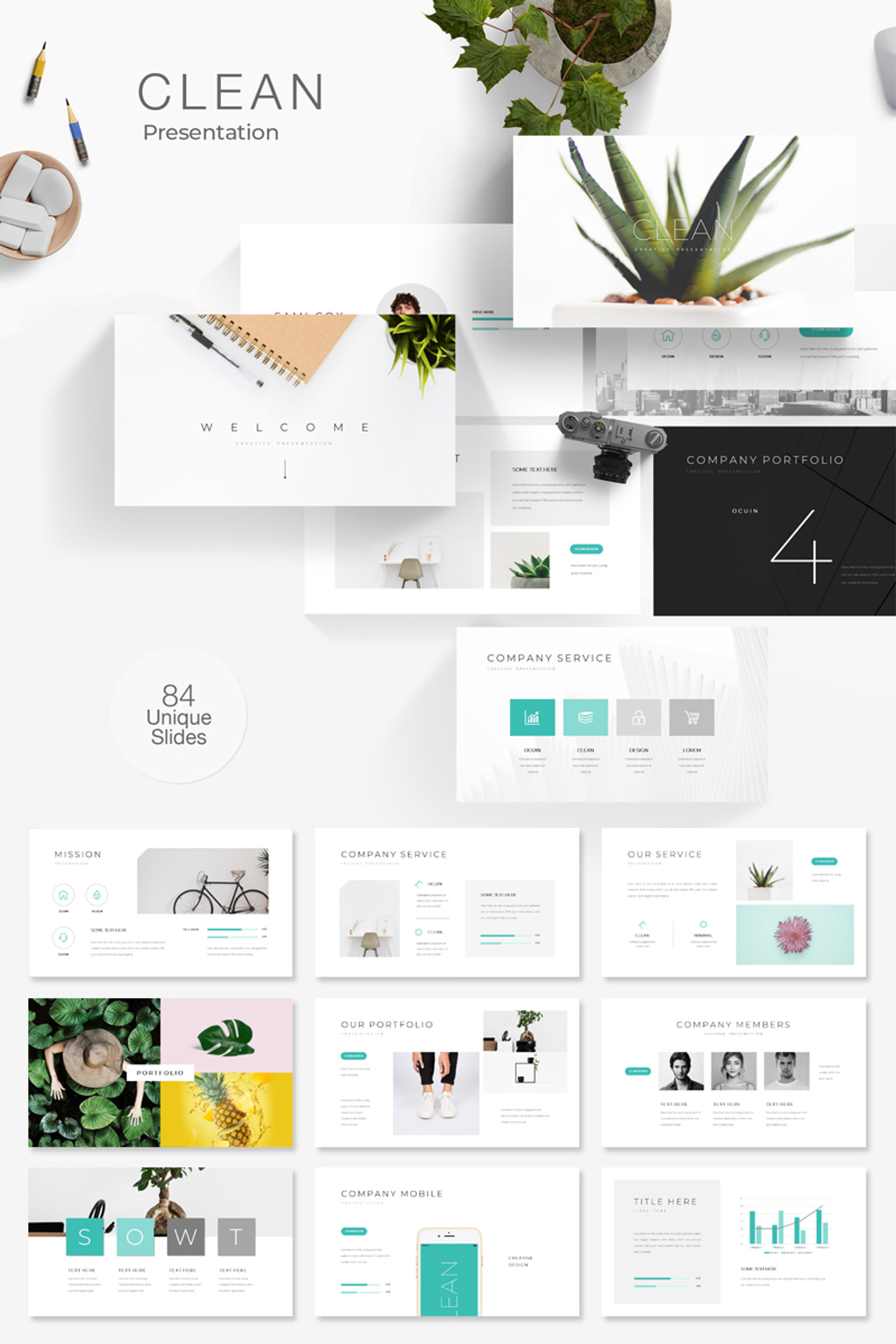 Entire Pack Presentation PowerPoint template