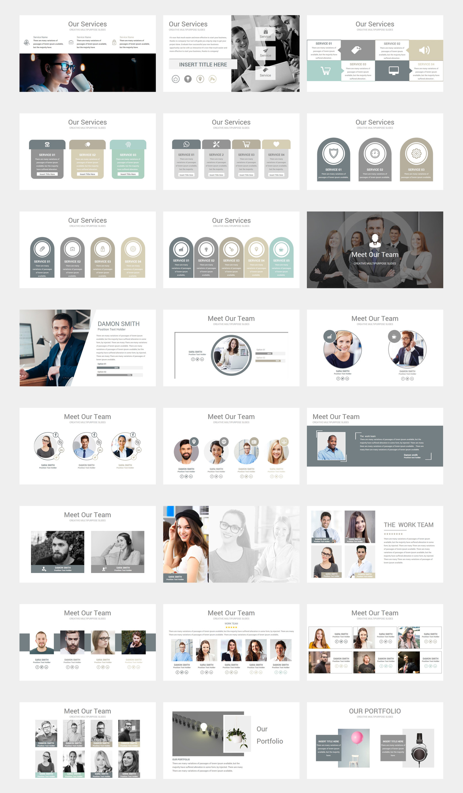 MiniMal Business PowerPoint template - TemplateMonster